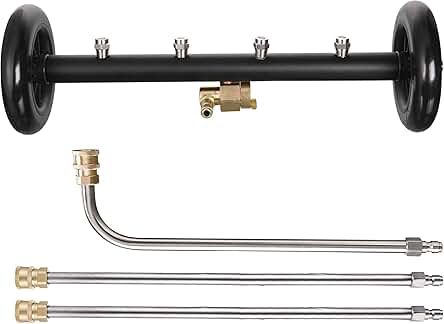 Underbody Car pressure washer lance with all attachments