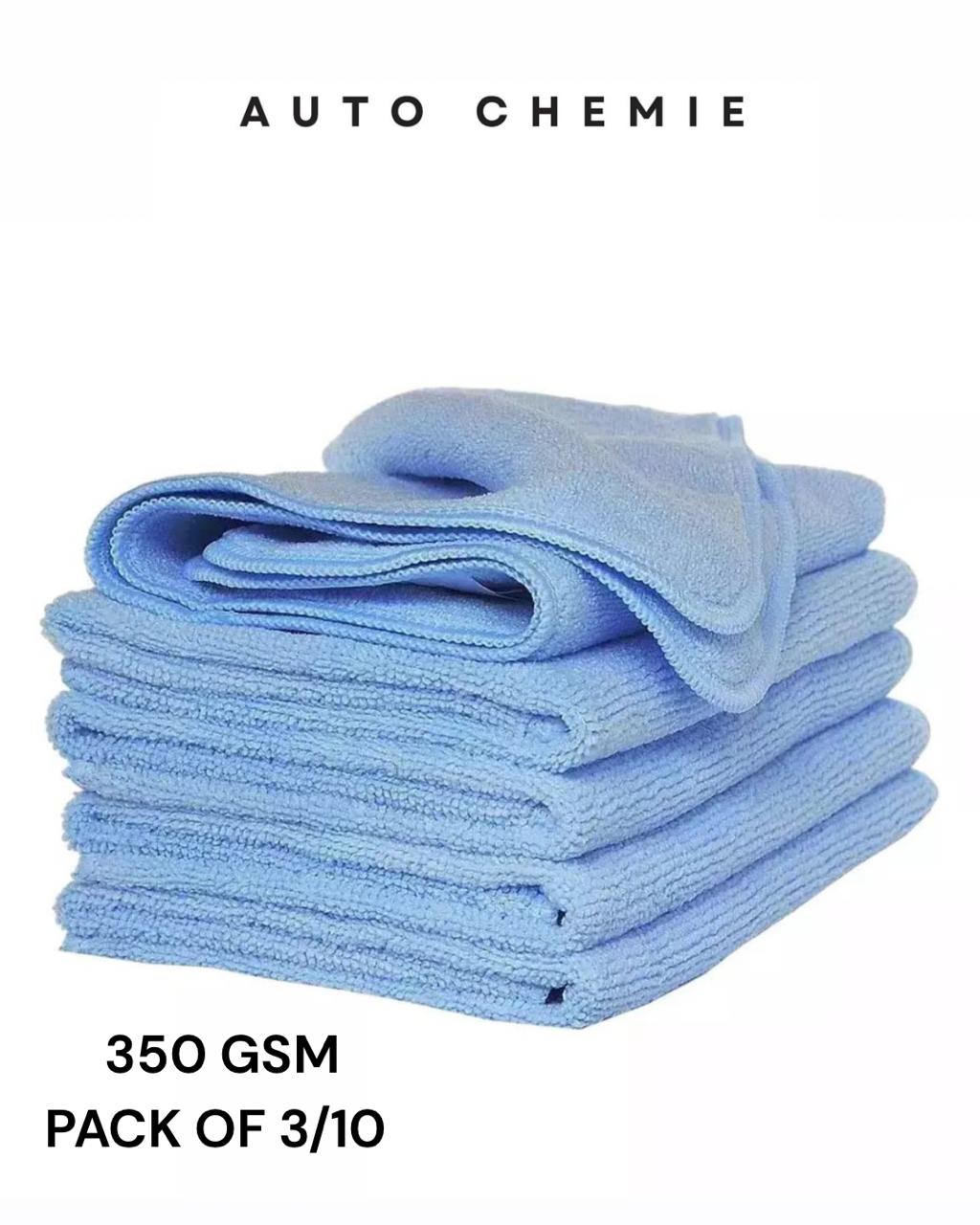 350 GSM  Microfiber cloth(40*40cm) - Pack of 3