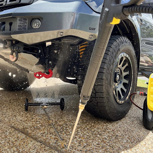 Underbody Car pressure washer lance with all attachments